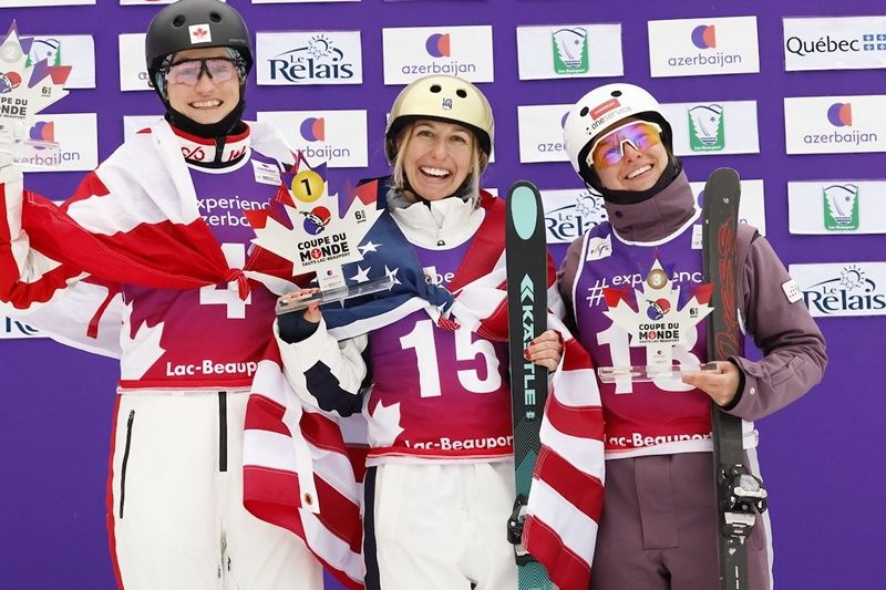 Ski acrobatique : la Sherbrookoise Marion Thénault crée la surprise à la Coupe du monde de Lac-Beauport